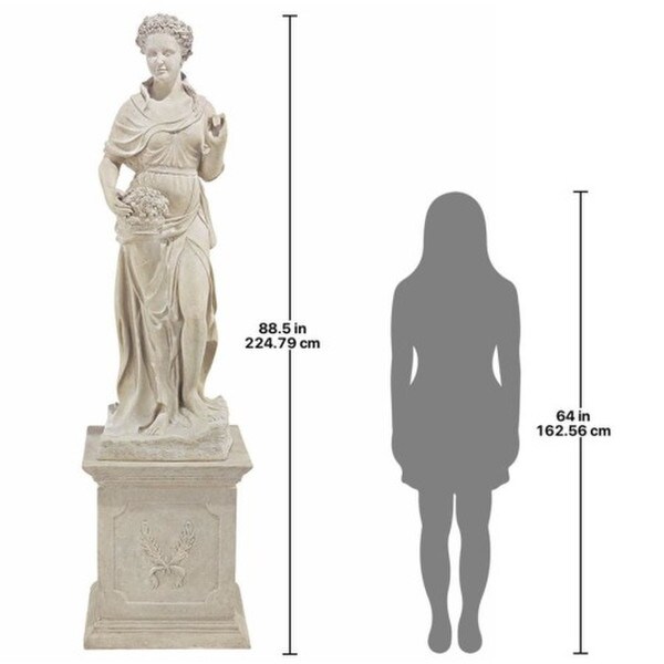 Four Seasons Spring Statue With Plinth